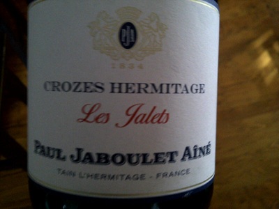 Paul Jaboulet Aine Crozes-Hermitage Les Jalets 2009